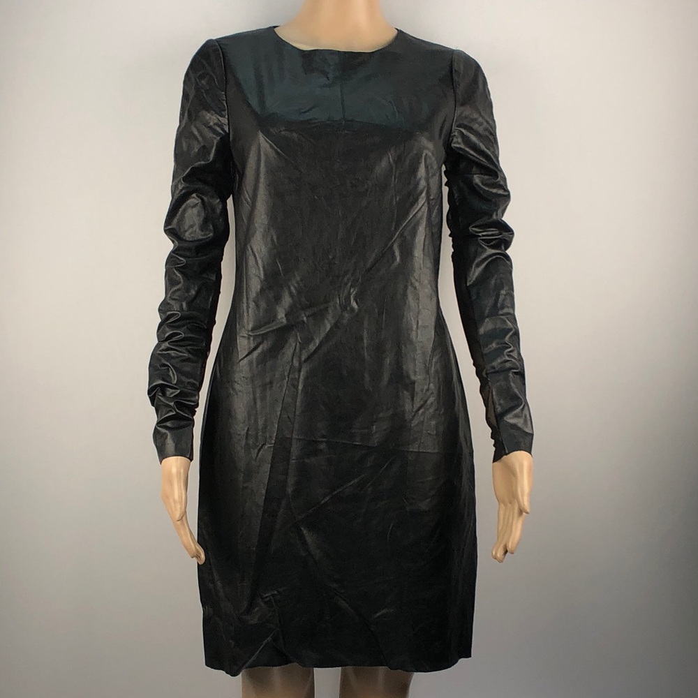 BCBG MAxazria lace open back long sleeve dress
